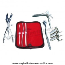 Hegar uterine dilator 3 pieces set,3-4, 5-6, 9-10, pinwheel, mathieu, grave large, collin 3pcs
